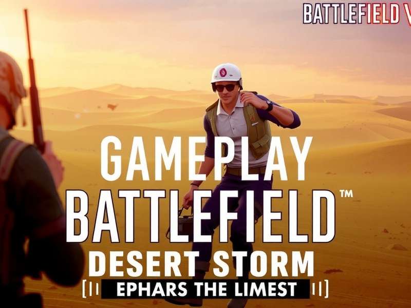 Intense Desert Combat Battlefield V Desert Storm Gameplay